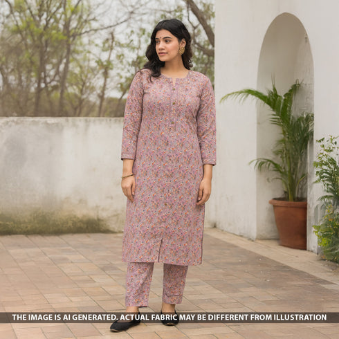 Digital Print Pashmina Fabric - F5179